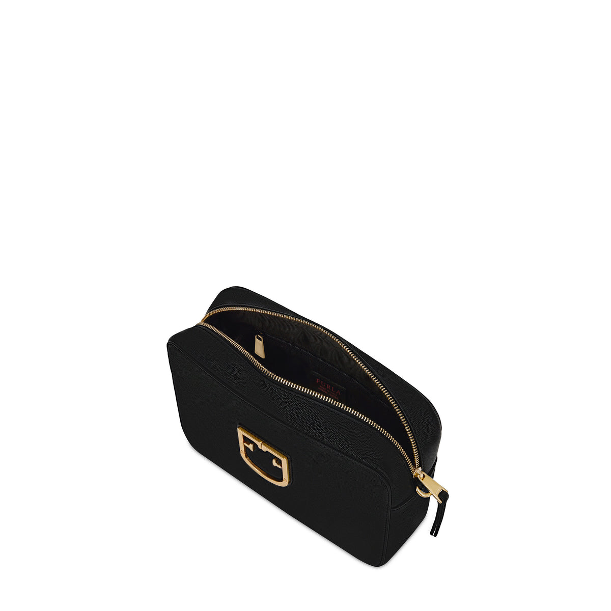 FURLA BRAVA Mini Crossbody Onyx 6137972 Diplomatic Duty Free