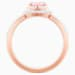 One Ring, Multi-colored, Rose-gold tone plated  # 6139689