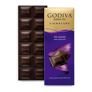 Godiva- Signature 72% Cacao Dark Chocolate Bar # 6128672