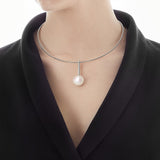 Majorica - Minimalist Titanium Collar #6131164