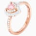 One Ring, Multi-colored, Rose-gold tone plated  # 6139689