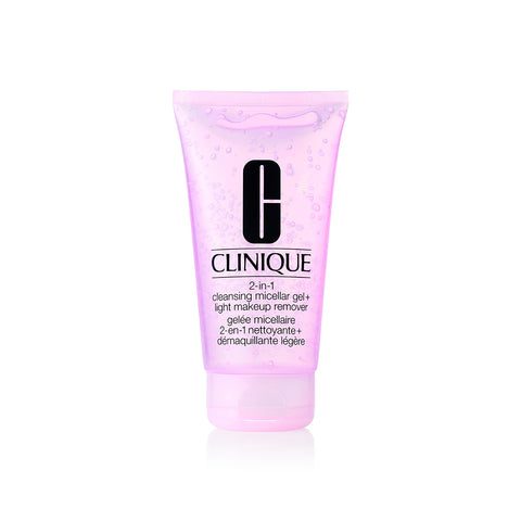 Clinique - 2-in-1 Cleansing Micellar Gel and Light Makeup Remover 150ml # 6124353