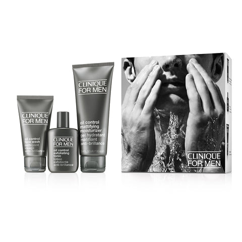 Clinique - Great Skin For Him Skin Types Combination Oily to Oily Skin Set # 6107532