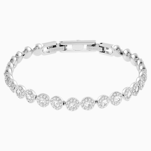 Swarovski - Angelic Bracelet, White, Rhodium plated #6132418