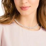 Swarovski - Angelic Necklace, White, Rose-gold tone plated #6135839