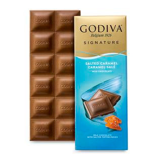 Godiva- Signature Salted Caramel Milk Chocolate Bar # 6128668