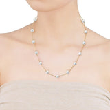 Majorica - Yellow Gold Illusion Necklace #6136456