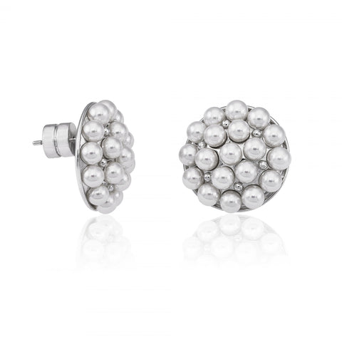 Majorica - Pearl Cluster Stud Earrings #6139328