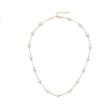 Majorica - Yellow Gold Illusion Necklace #6136456