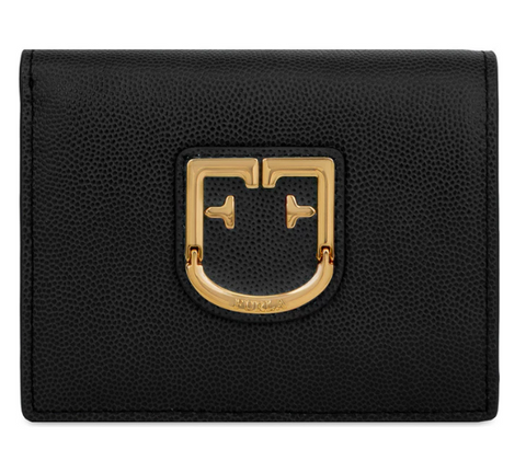 FURLA BELVEDERE Bi-Fold Nero