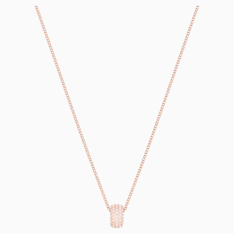 Swarovski - Stone Round Ring, Pink, Rose-gold tone plated #6132485