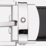 Montblanc - Black/Brown Reversible cut-to-size Casual Belt MB106603 # 6106196